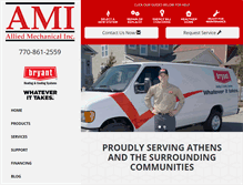 Tablet Screenshot of alliedmechanicalinc.com